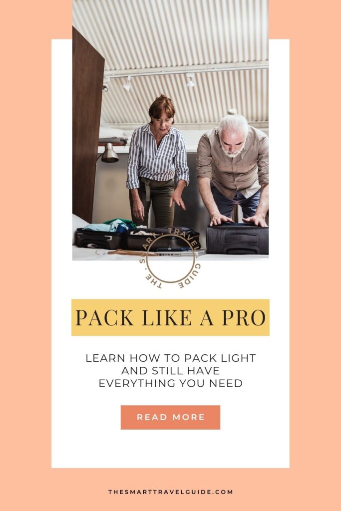Pinterest PIN for a post on how to pack a suitcase like a pro