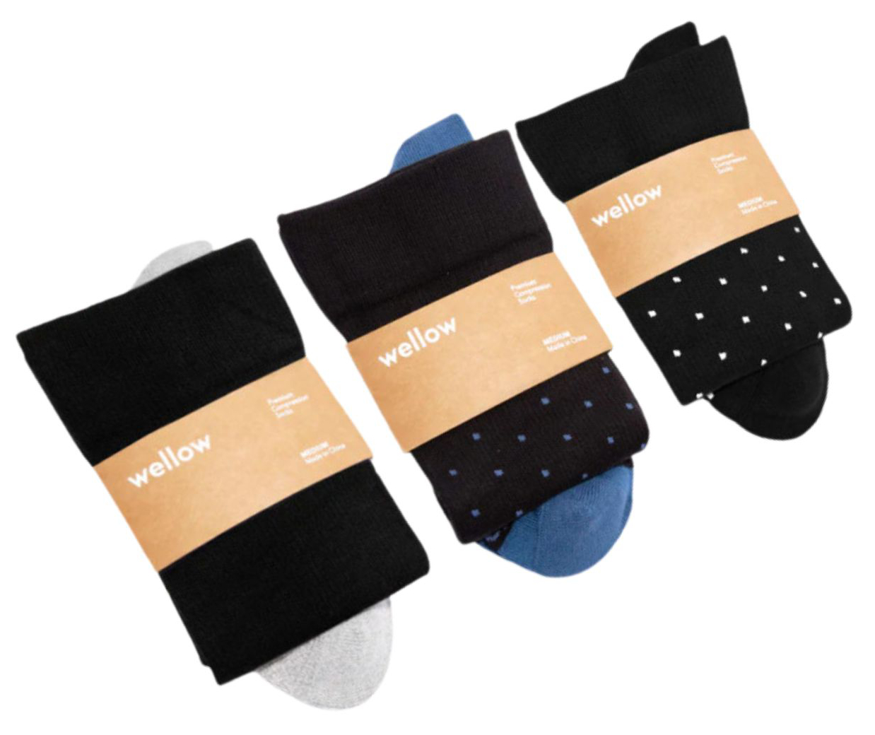 Set of 3 compression socks for father's day
