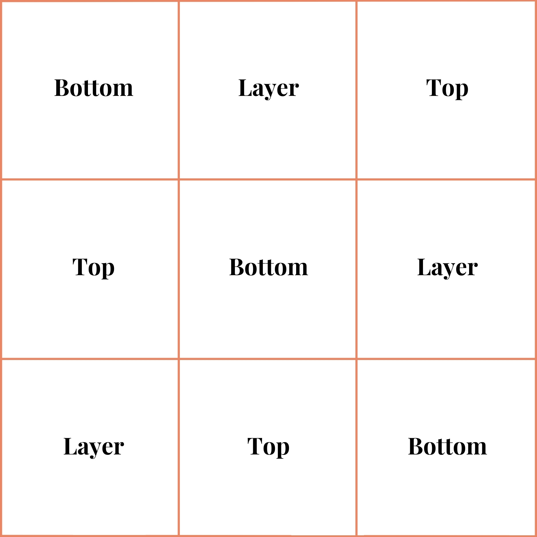 A blank sudoku travel capsule grid.