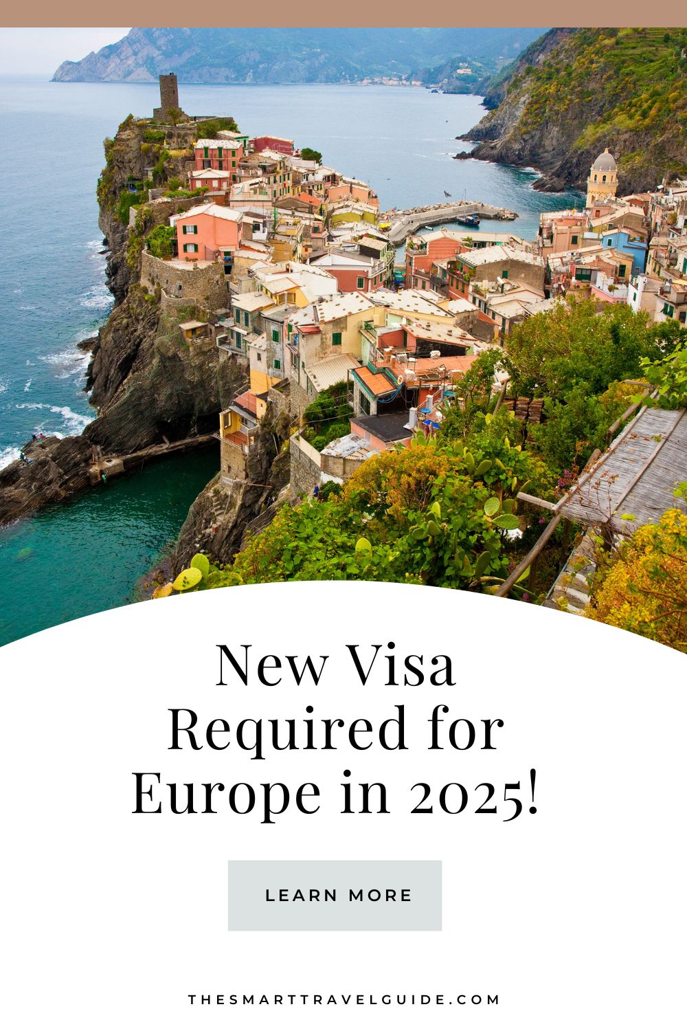 Pinterest Pin linking to post on needing a visa or ETIAS authorization to enter Europe starting in 2025